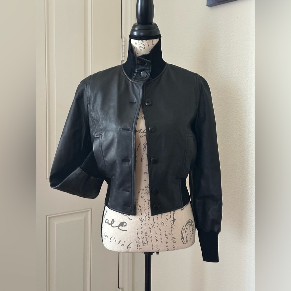 MCM leather jacket